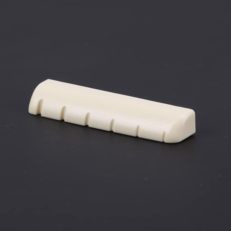 SETHDA Geva 2 Sets 6 Strings Acoustic Guitar Bone Bridge Saddle for Acoustic Guitar Replacement Parts - Image 5
